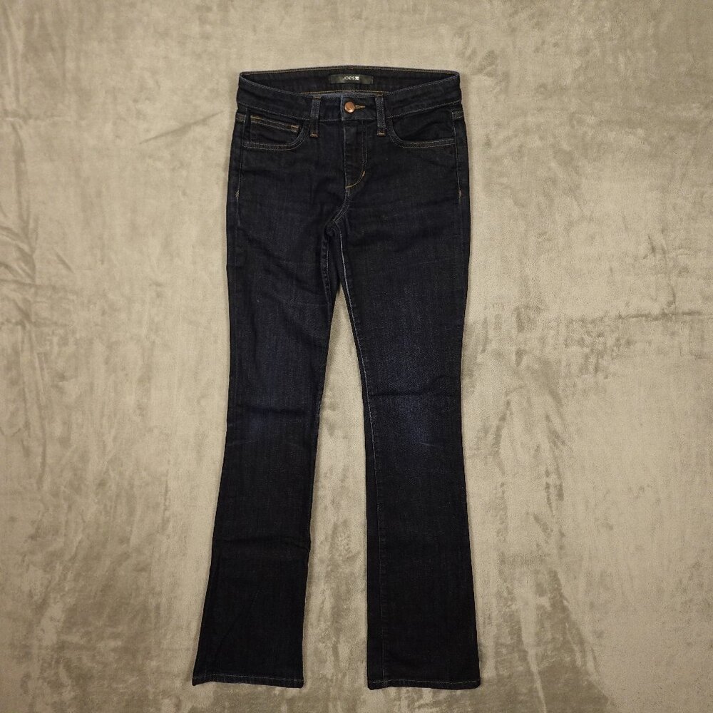 Joe’s Jeans Alice Mid-Rise Mini Bootcut W26 Dark Wash Stretch Denim